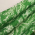 EXCLUSIVE 90% Linen 10% Silk –Toile de Jouy ~ 'Safari' Forest Green REVERSE